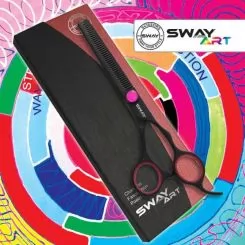 Фото Ножиці філірувальні SWAY Art Neon Pink. Довжина 6,00" - 2