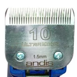 Фото Машинка для стрижки тварин Andis SUPER AGC2 BLUE роторна 2-швидкісна, ніж UltraEdge # 10 1,5мм - 4