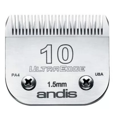 Характеристики товара Andis ULTRA EDGE ножевой блок # 10 [1,5 мм]