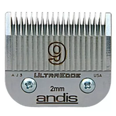Характеристики товара Andis ULTRA EDGE ножевой блок # 9 [2 мм]