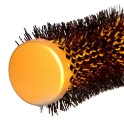 Фото Брашинг Olivia Garden Expert Blowout Curl Wavy Bristles Gold & Brown діаметр 35 мм - 3