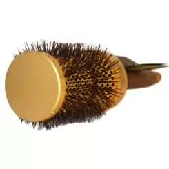 Фото Брашинг Olivia Garden Expert Blowout Curl Wavy Bristles Gold & Brown диаметр 65 мм - 3