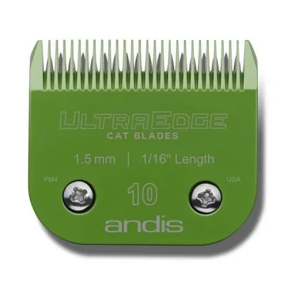 Характеристики товару Andis ULTRA EDGE CAT ножовий блок # 10 1/16 [1,5 мм]