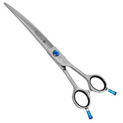 Ножиці для стрижки тварин вигнуті Swordex Pet Line. Довжина 7,5