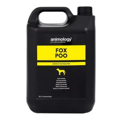 Фото товару Шампунь 20:1 для видалення неприємних запахів Animology FOX POO SHAMPOO 5 л