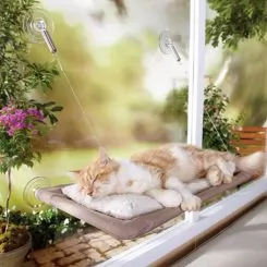 Фото Подушка наоконная для кошки на присосках Sunny Seat Window Bed - 12