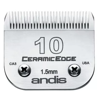 Характеристики товара Andis CERAMIC EDGE ножевой блок # 10 [1,5 мм]