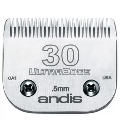Характеристики товара Andis ULTRA EDGE ножевой блок # 30 [0,5 мм]