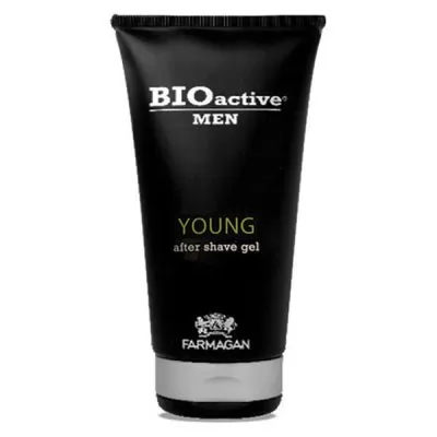 Описание товара BIOACTIVE MEN YOUNG Деликатный гель после бритья для чувствительной кожи, 100 мл.