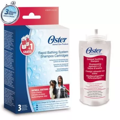 Відгуки покупців про товар Oster Pet Retail шампунь-картридж заспокійливий для системи Oster Rapid System уп. 3 шт
