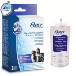 Фото Oster Pet Retail шампунь-картридж для блондинів для системи Oster Rapid System уп. 3 шт - 1