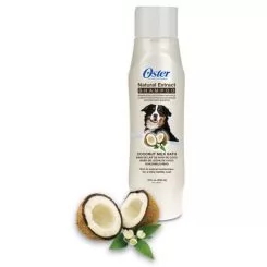 Фото Oster Pet Retail шампунь д/животн. кокос. молоко укрепляющий мягкий сияющий эффект фл. 352 мл - 1