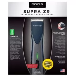 Фото Машинка для стрижки волосся Andis SUPRA ZR акумуляторна, ніж CeramicEdge #10 1,5мм - 8