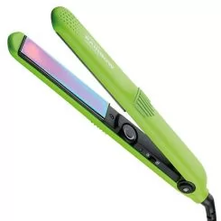 Фото Выпрямитель для волос (утюжок) GammaPiu RAINBOW с терморегулятором и фиксатором цвет зеленый - 1