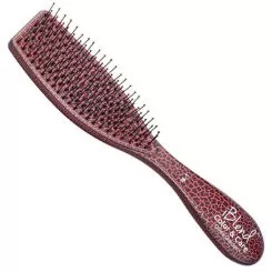 Фото Olivia Garden щітка для укладки Essential Style Blend Medium Hair Memory Flex Bristles Red штучна щетина - 1