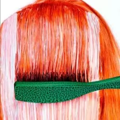Фото Olivia Garden щетка для укладки Essential Style Blend Medium Hair Memory Flex Bristles Greenискусственная щетина - 2
