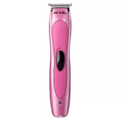 Фото Машинка для стрижки волосся - тример Andis BTF3 Slimline Pro Li T-Blade Trimmer рожева 4 насадки - 1