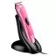 Машинка для стрижки волос - триммер Andis BTF3 Slimline Pro Li T-Blade Trimmer розовая 4 насадки - 2