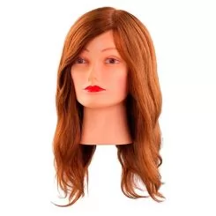 Фото Comair Голова-манекен жіноча світлий ШАТЕН "NATURELL", довжина волосся 40 см. 100% людьке волосся - 1