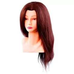 Фото Comair Голова-манекен жіноча ШАТЕН "ELLEN" з плечима, довжина волосся 40 см. 100% натуральне азіатське волосся - 1