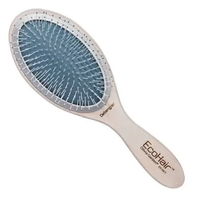 Фото товара Olivia Garden Щетка массажная бамбуковая EcoHair BAMBOO искусственная щетина для тонких волос с брендом OLIVIA GARDEN