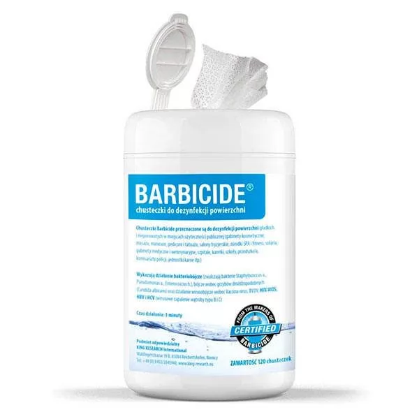 Barbicide Серветки для поверхневої дезинфекції, упаковка 120 шт - 1