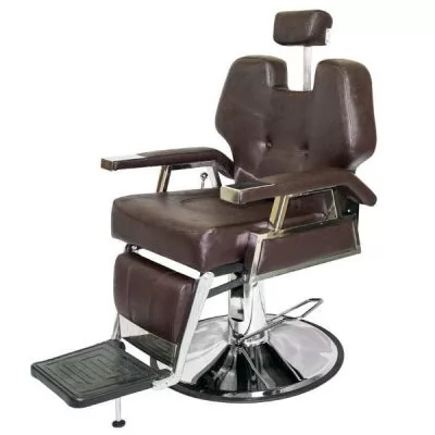 Крісло клієнта Samson Barber-Shop на гідравлічному підйомнику від бренду HAIRMASTER 