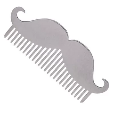 Фото товара Расческа Barbertools BarberPro для моделирования бороды из нержавеющей стали