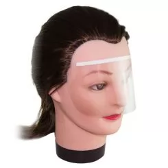 Фото Экран для лица Farmagan Face Shield защитный одноразовый на липкой ленте, 50 штук - 1
