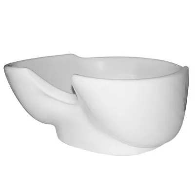 Раковина керамічна біла для мийки Тип D від бренду HAIRMASTER 