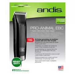 Фото Машинка для стрижки животных Andis MBG-4 Pro-Animal EBC роторная, нож UltraEdge #10 1,5мм - 5