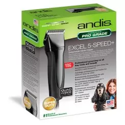 Фото Машинка для стрижки животных Andis Excel 5-Speed PLUS RUFF роторная 5-скоростная, нож 1.5мм - 2