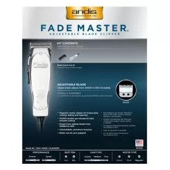 Фото Машинка для стрижки волосся Andis Fade Master ML півотна US Edition 120 Вольт 60 Герц - 3