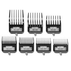Фото Набор насадок Andis BG Series Premium Metal Clip Comb 1,5; 3; 4; 10; 12; 19; 25 мм - 1
