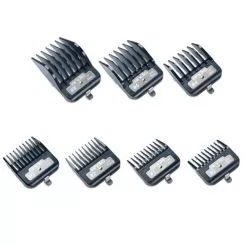 Фото Набор насадок Andis Master Premium Metal Clip Combs. 1,5; 3; 4; 10; 12; 19; 25 мм - 2