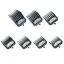 Фото товару Набір насадок Andis Master Premium Metal Clip Combs. 1,5; 3; 4; 10; 12; 19; 25 мм - 2