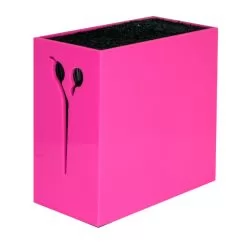 Фото Підставка для ножиць Barbertools зі щетиною рожева - 1