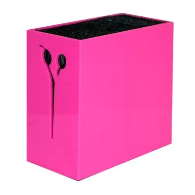 Отзывы покупателей о товаре Подставка для ножниц Barbertools со щетиной розовая