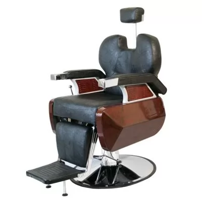 Крісло клієнта Tor Barbershop на гідравлічному підйомнику від бренду HAIRMASTER 