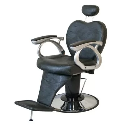 Крісло клієнта Lot Barbershop на гідравлічному підйомнику від бренду HAIRMASTER 