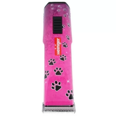 Фото товару Машинка для стрижки тварин акумуляторна Heiniger Saphir Pink з одним ножем і двома акумуляторами