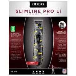 Фото Машинка для стрижки волосся тример Andis D-8 Slimline Pro Li T-Blade Crown акумуляторна, 4 насадки - 5