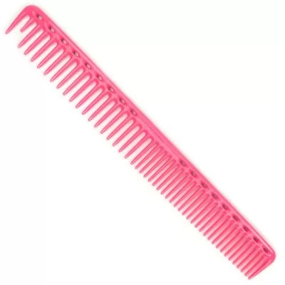 Расческа Y.S. Park Cutting планка со скругленными зубцами. Длина 228 мм. Цвет Розовый