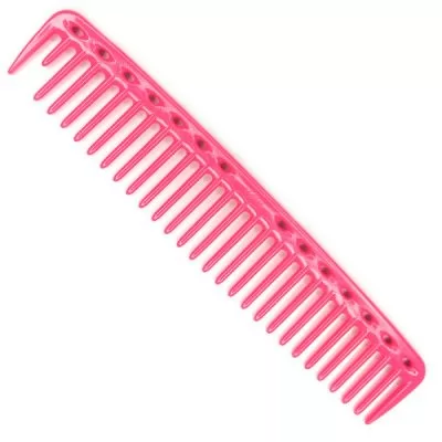 Фото товару Гребінець Y.S. Park Cutting планка з округленими зубчиками. Довжина 200 мм. Колір Рожевий