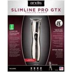 Фото Машинка для стрижки волос триммер Andis Slimline Pro GTX Li D-8 T-blade аккумуляторная, 4 насадки - 10