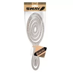 Фото Щітка для укладки SWAY Biofriendly Wheat Fiber Spiral Sand - 1