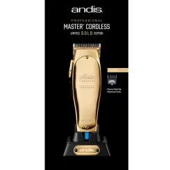 Фото Машинка для стрижки волос Andis MLC Master Cordless Limited Gold Edition аккумуляторная - 5