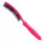 Щетка для укладки Olivia Garden Finger Brush Neon Pink комбинированная щетина - 2