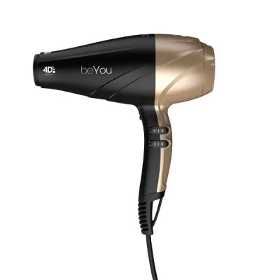 Фен для волосся Ga.Ma. BEYOU 4D Therapy Ultra Ozono Ion 2400 Вт чорно/золотий