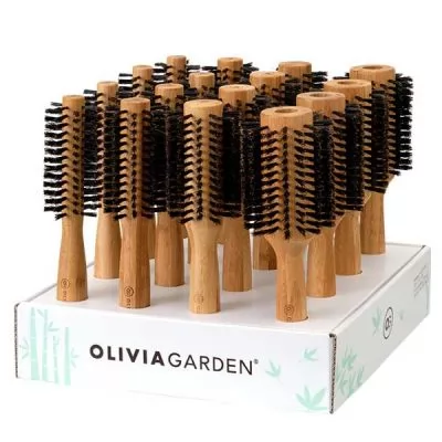 Дисплей щеток Olivia Garden Bamboo Touch Blowout Boar